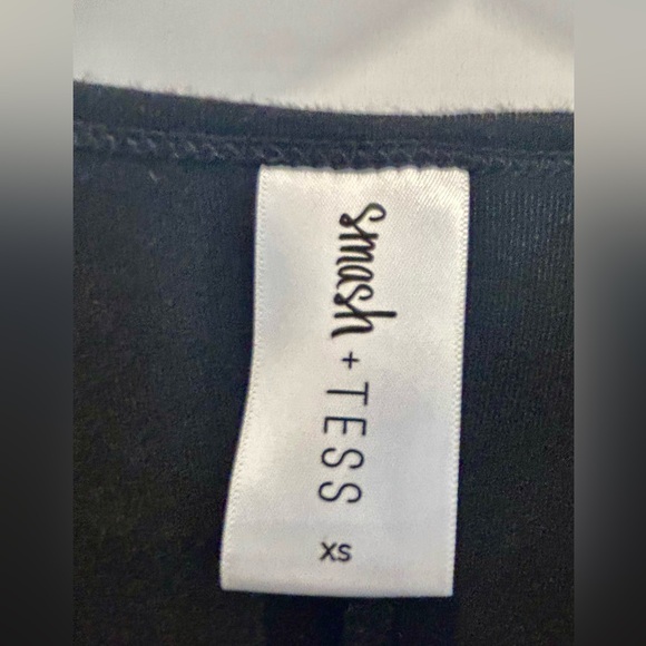 Smash + Tess V-neck dress. Black. Size XS - Picture 4 of 5
